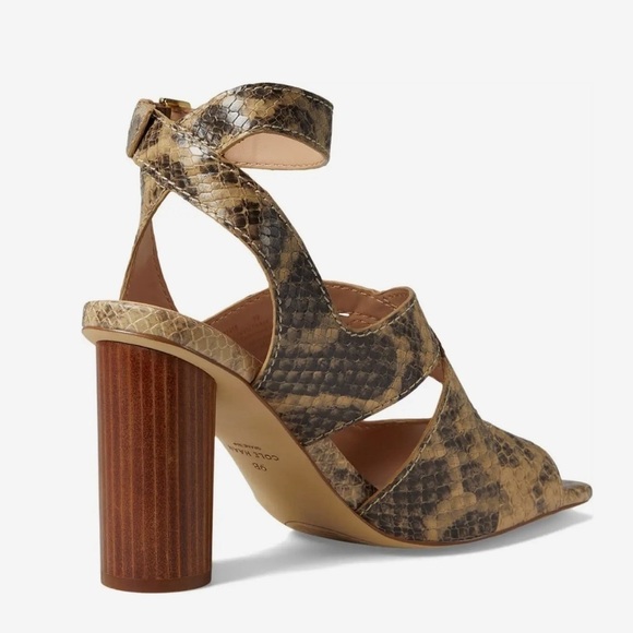 Cole Haan Reina City Sandal in Snake Printed Leather - Picture 3 of 16